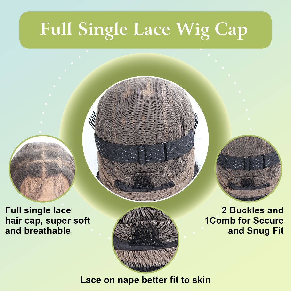 商品图片 Vecago 36 inch Single Full Lace Boho Braided Wigs for Black Women, 360 HD Lace Knotless Box Braid Wigs with Baby Hair Black Synthetic Braid Wig