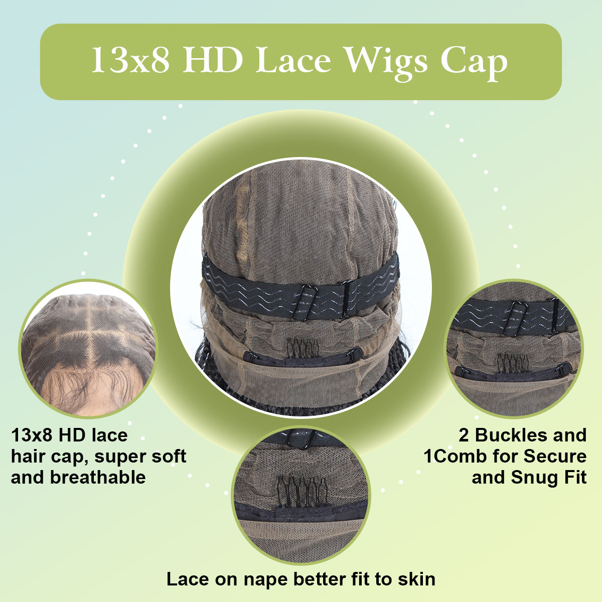 vecago Box Braided Wigs for Black Women, 36 inch 13X8 Lace Box Braid Wigs Curly Ends with Baby Hair Handmade Synthetic Hair,Black