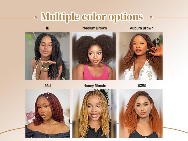 Vecago Afro Kinkys Bulk Human Hair, 4c Curly Hair for Permanent Sister Locs/ Mini Twists/Braids/Repair Can Dye and Bleach, #4+#30