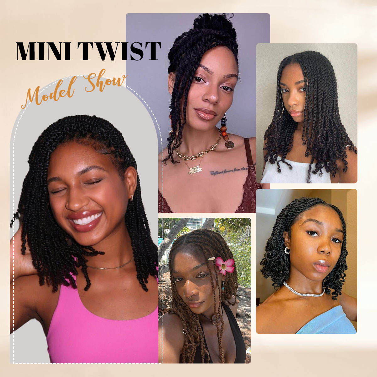 Vecago Afro Kinkys Bulk Human Hair, 4c Curly Hair for Permanent Sister Locs/ Mini Twists/Braids/Repair Can Dye and Bleach, Medium Brown