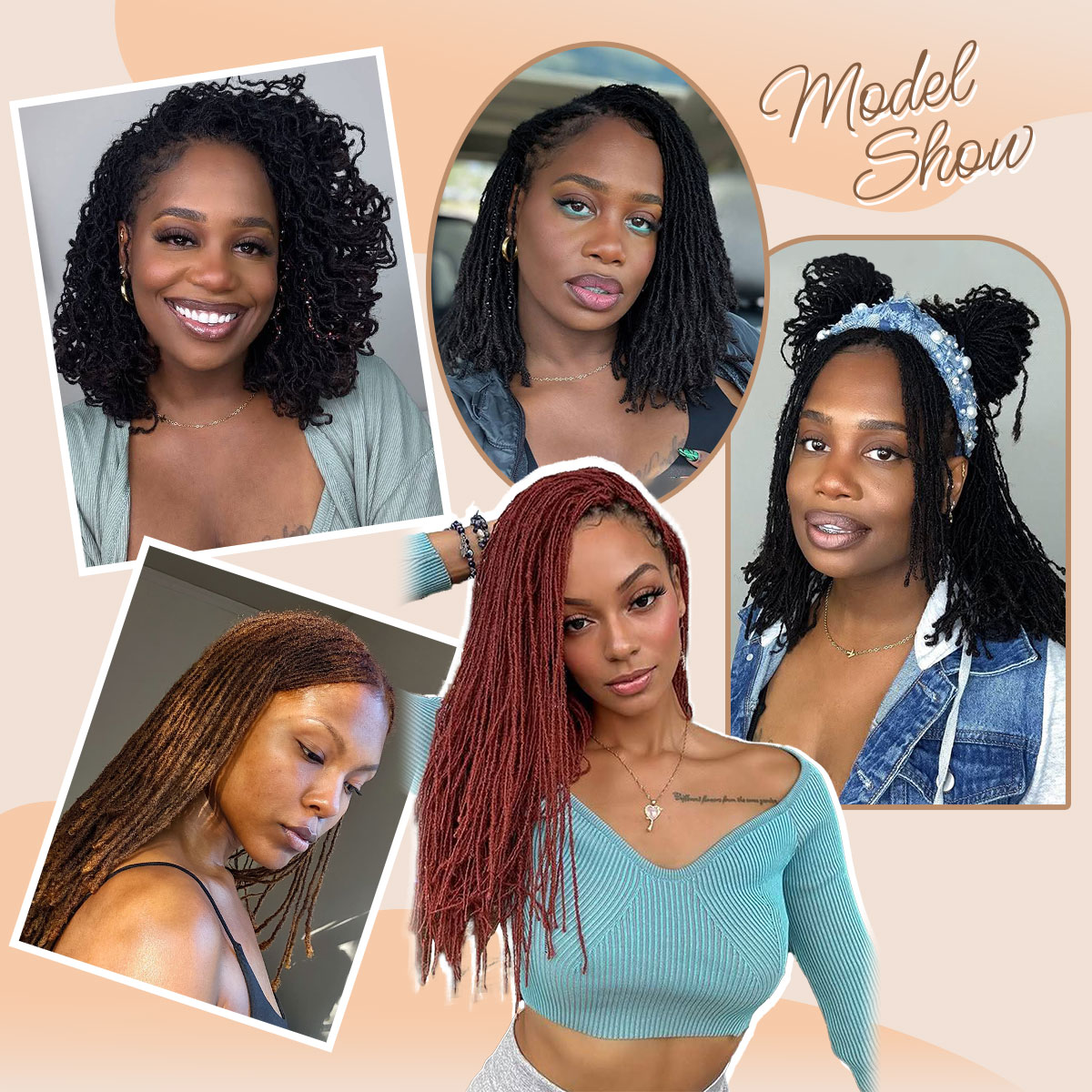 Sister Interlock Loc Extensions Human With Curly End 0.2cm Micro Dreadlock Extebsions Human Hair