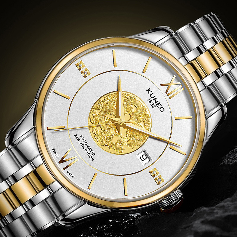 KUNEC KG-1001GL - Swiss-made automatic mechanical watch