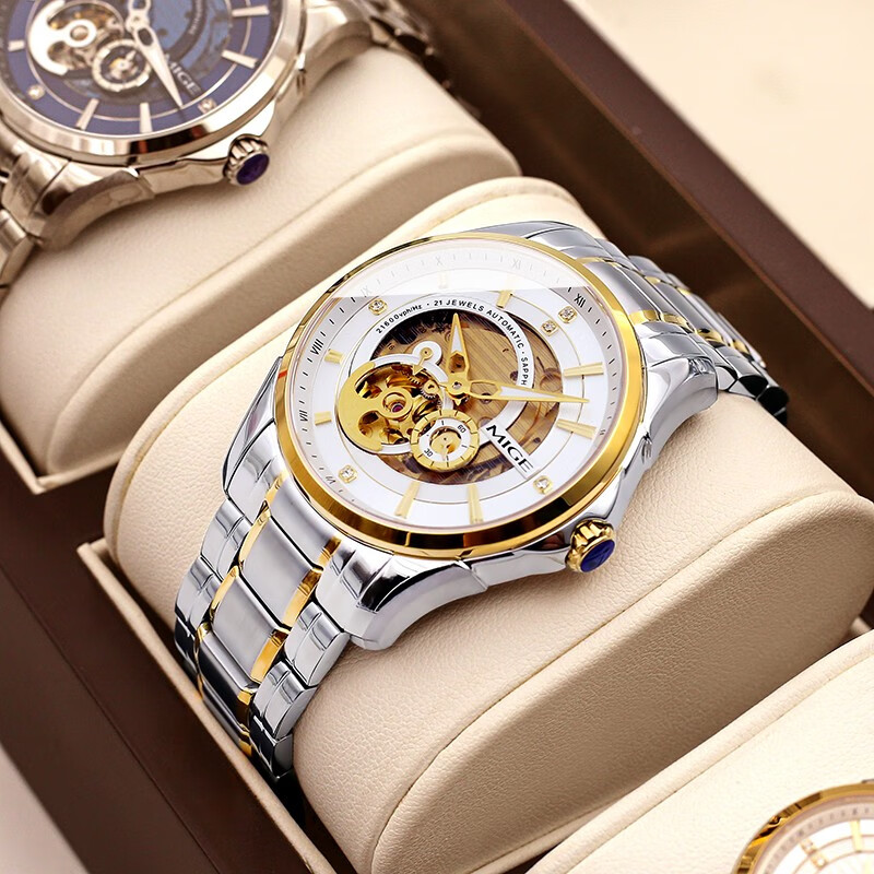 SM12100GML-Aviator Men's and Women's Mecha Gyro Automatic Mechanical Watch