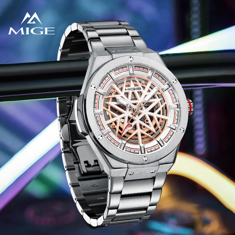 SM1319GMM-Aviator Men's Mecha Gyro Automatic Mechanical Watch