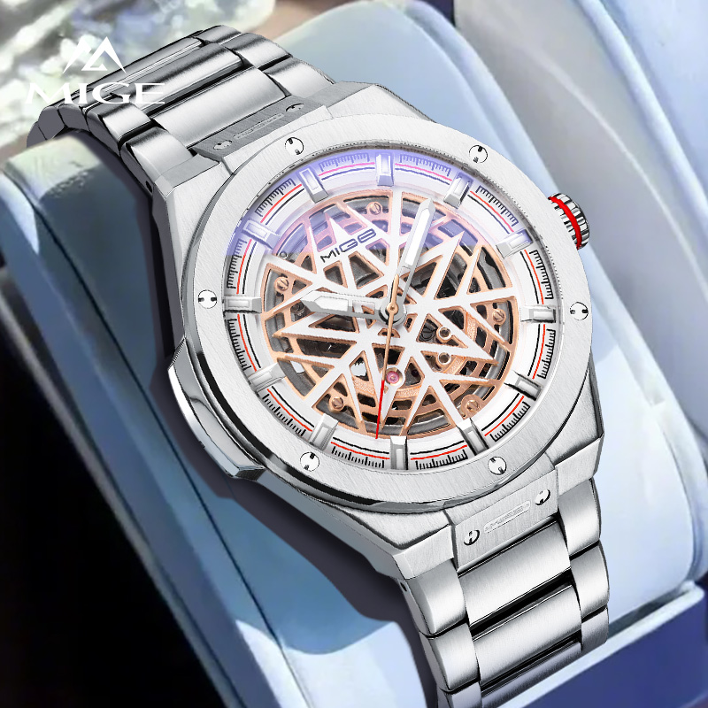 SM1319GMM-Aviator Men's Mecha Gyro Automatic Mechanical Watch