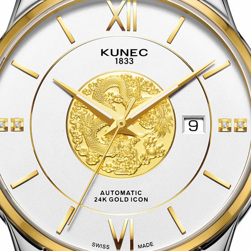 KUNEC KG-1001GL - Swiss-made automatic mechanical watch
