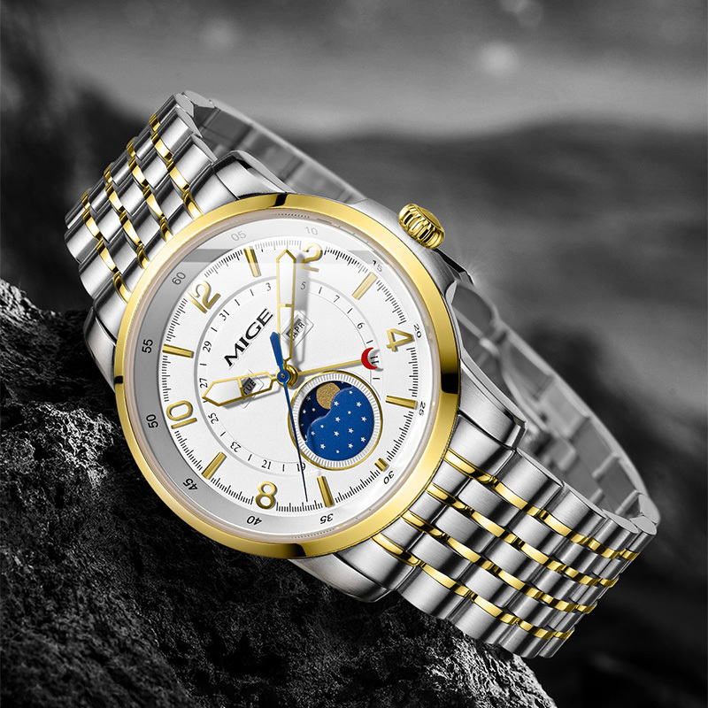 SH6605GHW-Classic Chronograph Sports Watch