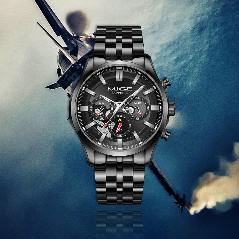 SB6608GBB-Classic Chronograph Sports Watch