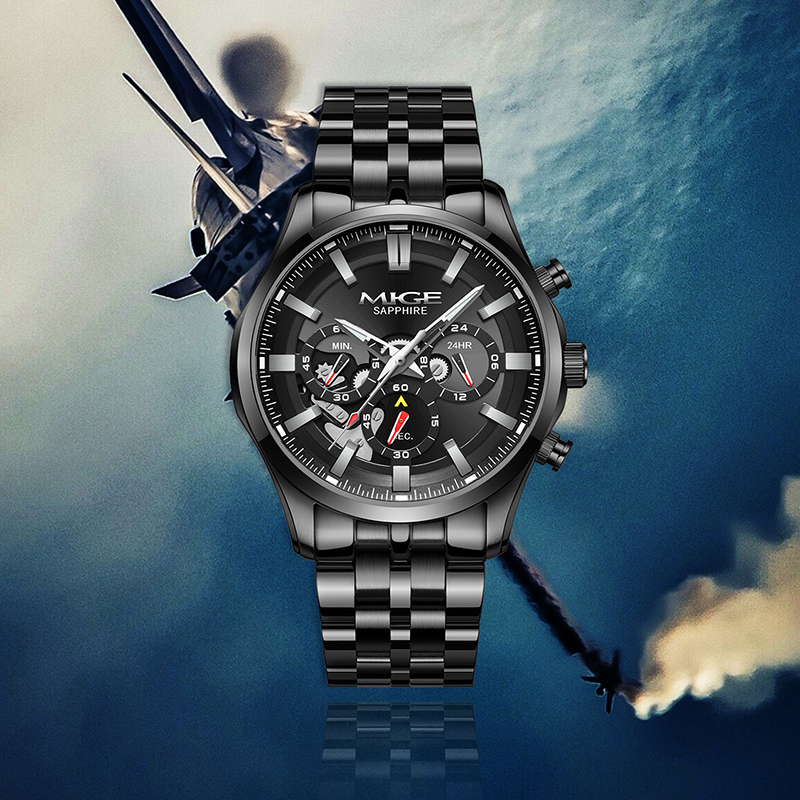 SB6608GBB-Classic Chronograph Sports Watch