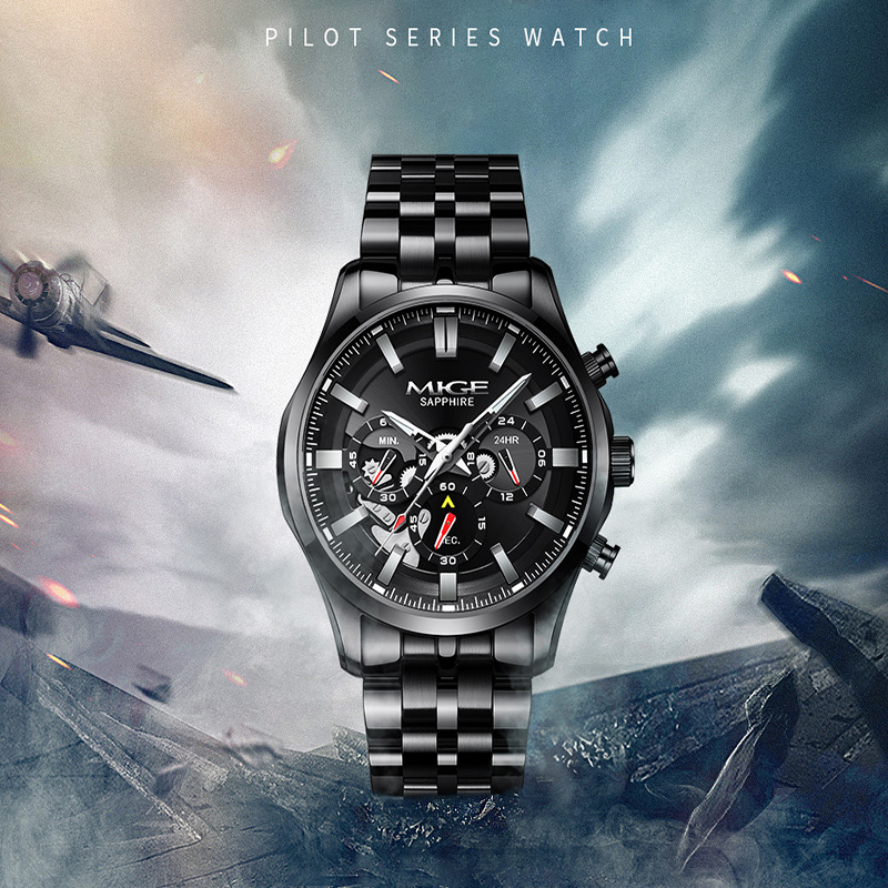 SB6608GBB-Classic Chronograph Sports Watch