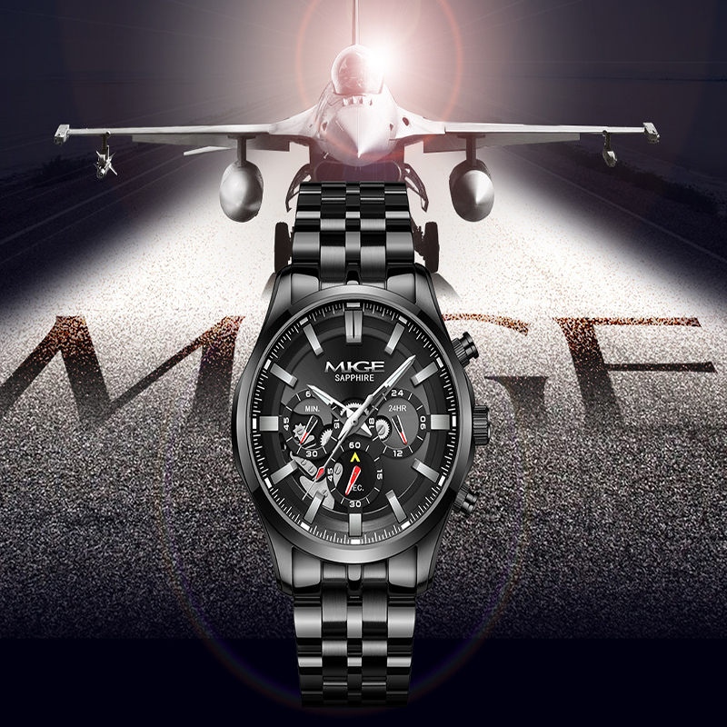 SB6608GBB-Classic Chronograph Sports Watch