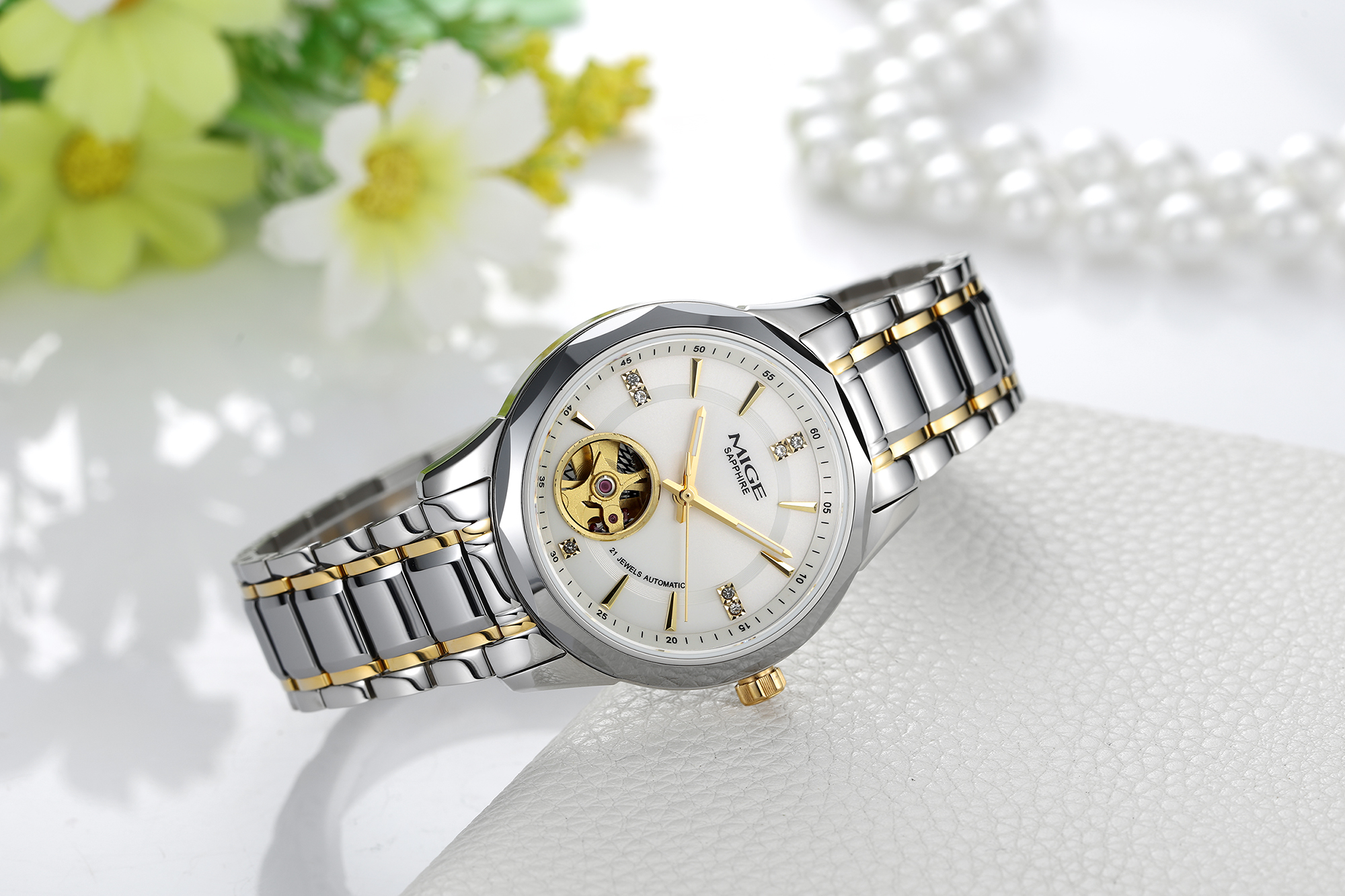 YM1275GHW-Men's and Women's Mecha Automatic Mechanical Watch