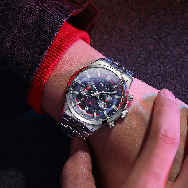 SB6607GBB-Classic Chronograph Sports Watch