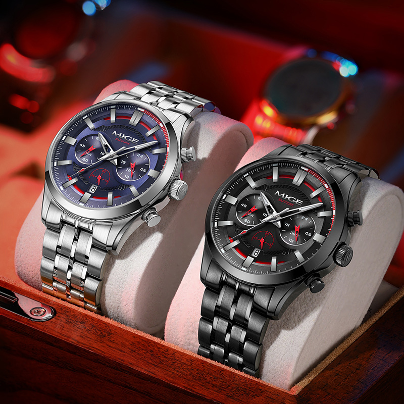 SB6607GBB-Classic Chronograph Sports Watch