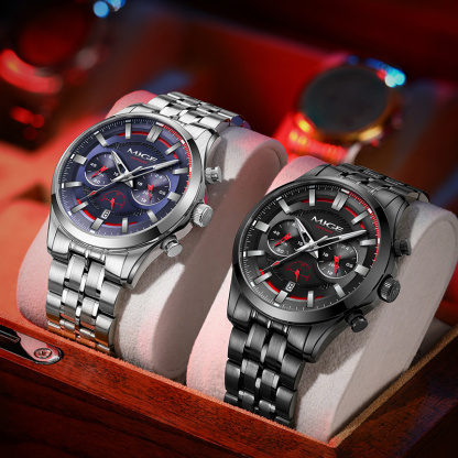 SB6607GBB-Classic Chronograph Sports Watch