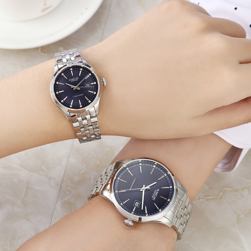SH1276GHW-Men's and Women's Automatic Mechanical Watch Gold-plated High-end Business Watch