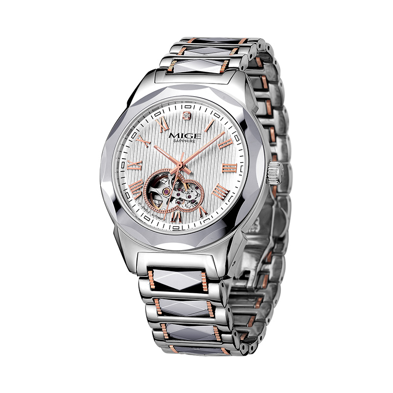 YH1238GMB-Aviator Men's Mecha Gyro Automatic Mechanical Watch