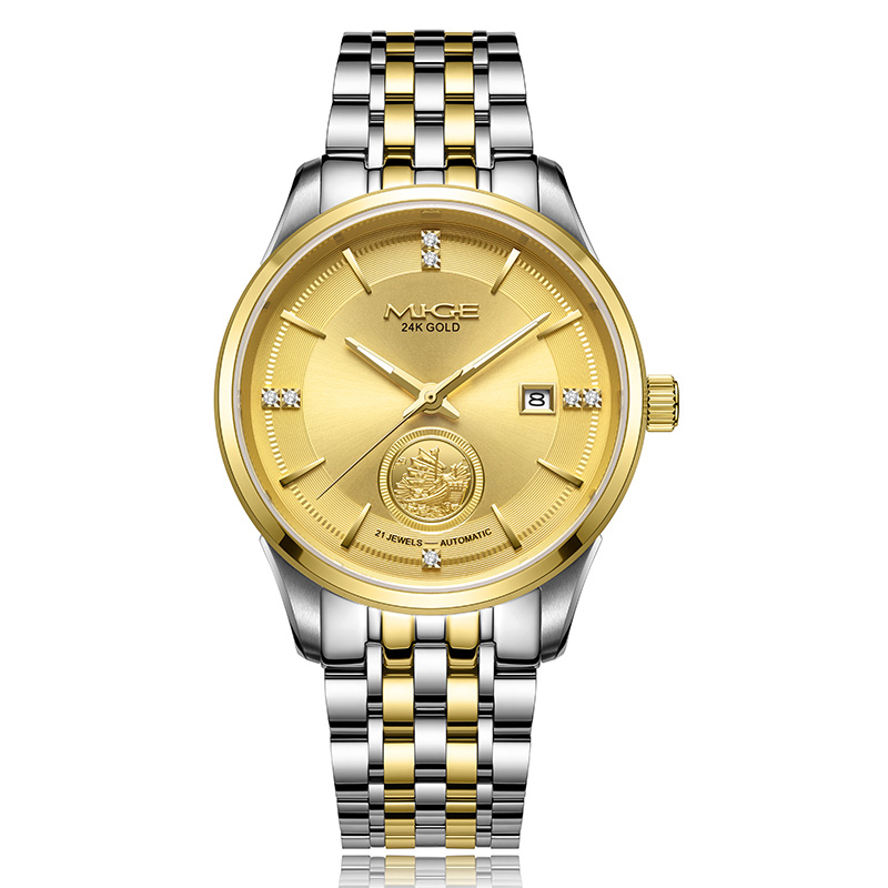 SH9109GHJ-MIGE men's watch fully automatic mechanical gold-plated high-end business watch