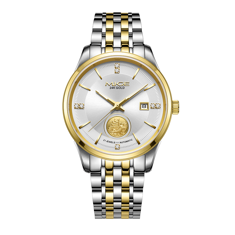 SH9109GHJ-MIGE men's watch fully automatic mechanical gold-plated high-end business watch