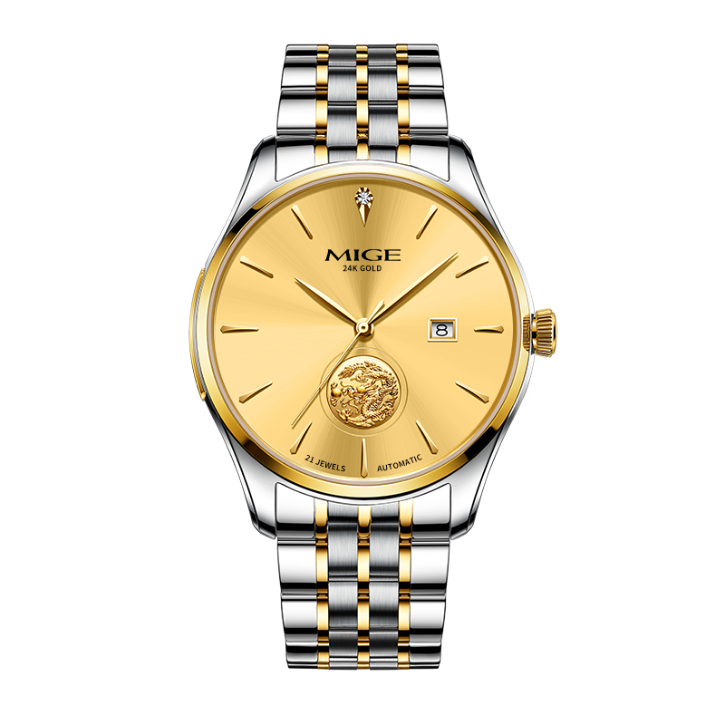 SH9159GHJ-MIGE men's watch fully automatic mechanical gold-plated high