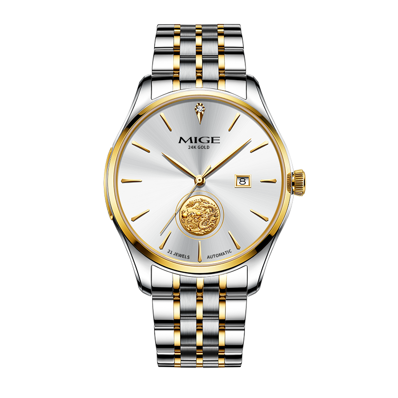 SH9159GHJ-MIGE men's watch fully automatic mechanical gold-plated high