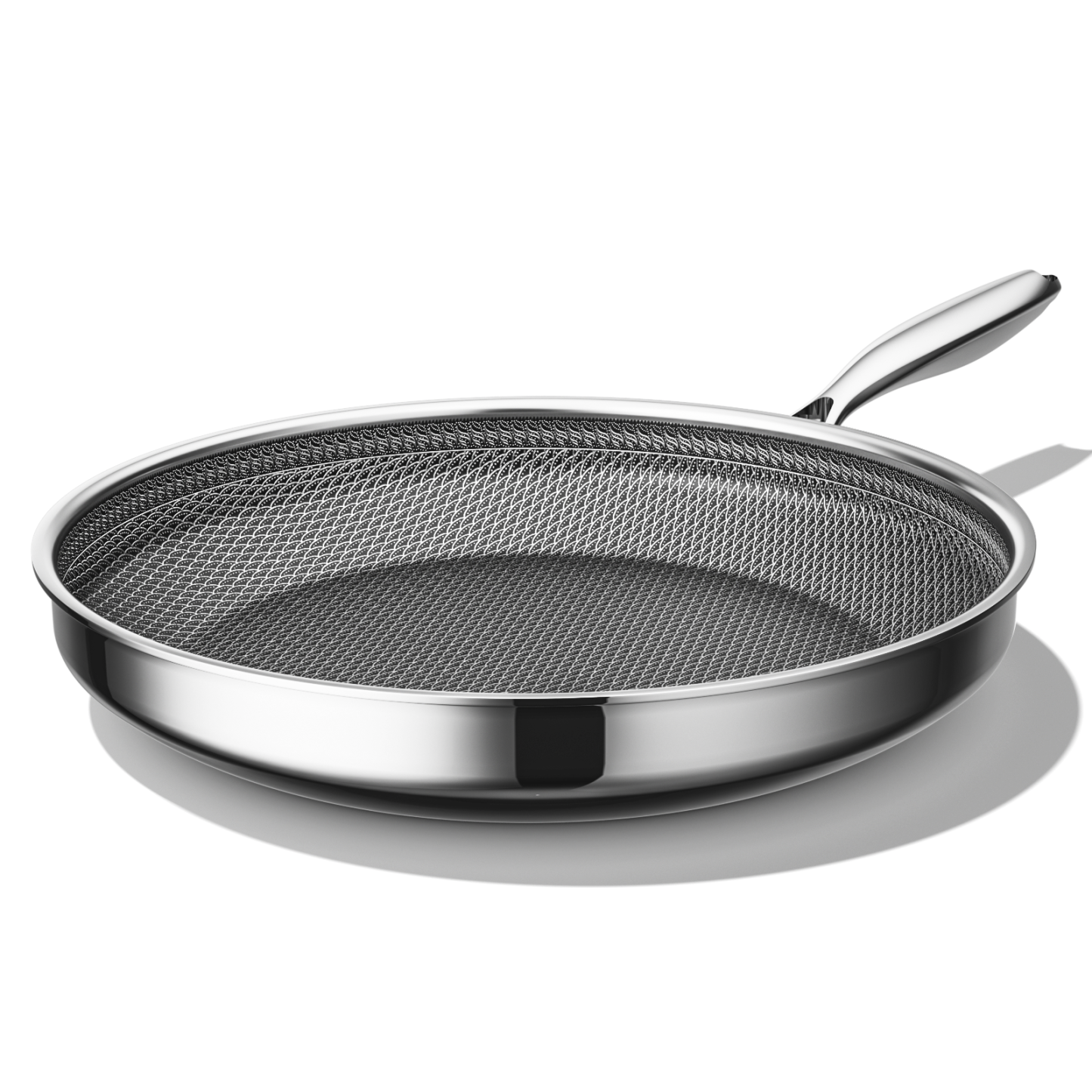 ZEROPAN Hybrid Nonstick Frying Pan, Non-Toxic Non-Stick Professional Cookware, Non stick Frying Pan, Stay-Cool Handle, Dishwasher-Friendly, Oven-Safe Up to 500°F, Induction Ready, Compatible with All Cooktops, PFAS PFOA PTFE Free