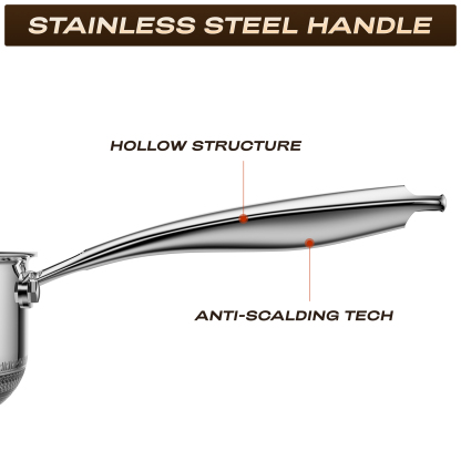 ZEROPAN Non-Toxic Non-Stick Professional Cookware, Deep Frying Pans Nonstick with Lid，Hybrid Nonstick Deep Sauté Pan, Stay-Cool Handle, Deep Frying Pan Dishwasher-Friendly, Oven-Safe Up to 500°F, Compatible with All Cooktops