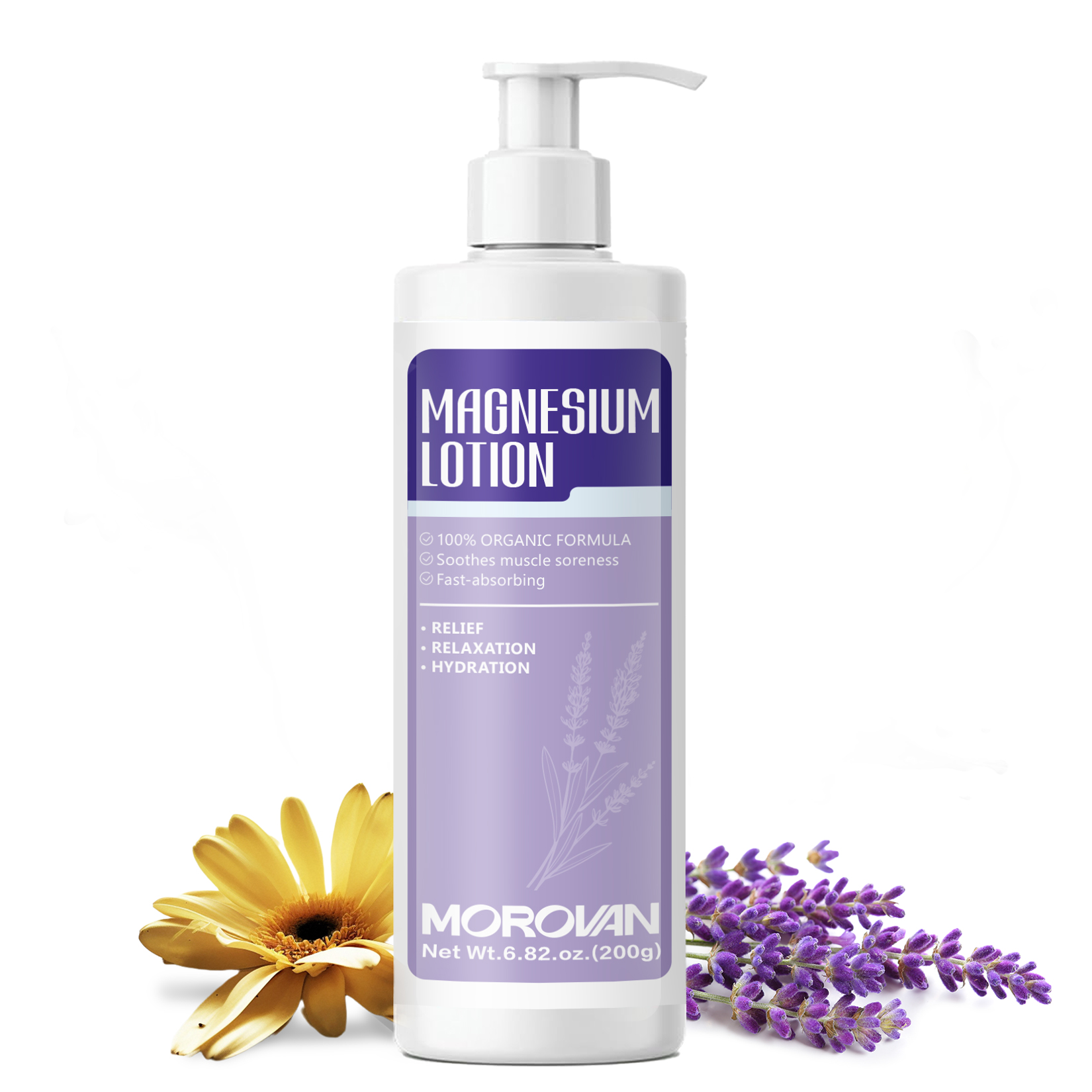 Magnesium Lotion for Better Sleep, Soothes Muscles and Joints Suitable for Sensitive Skin