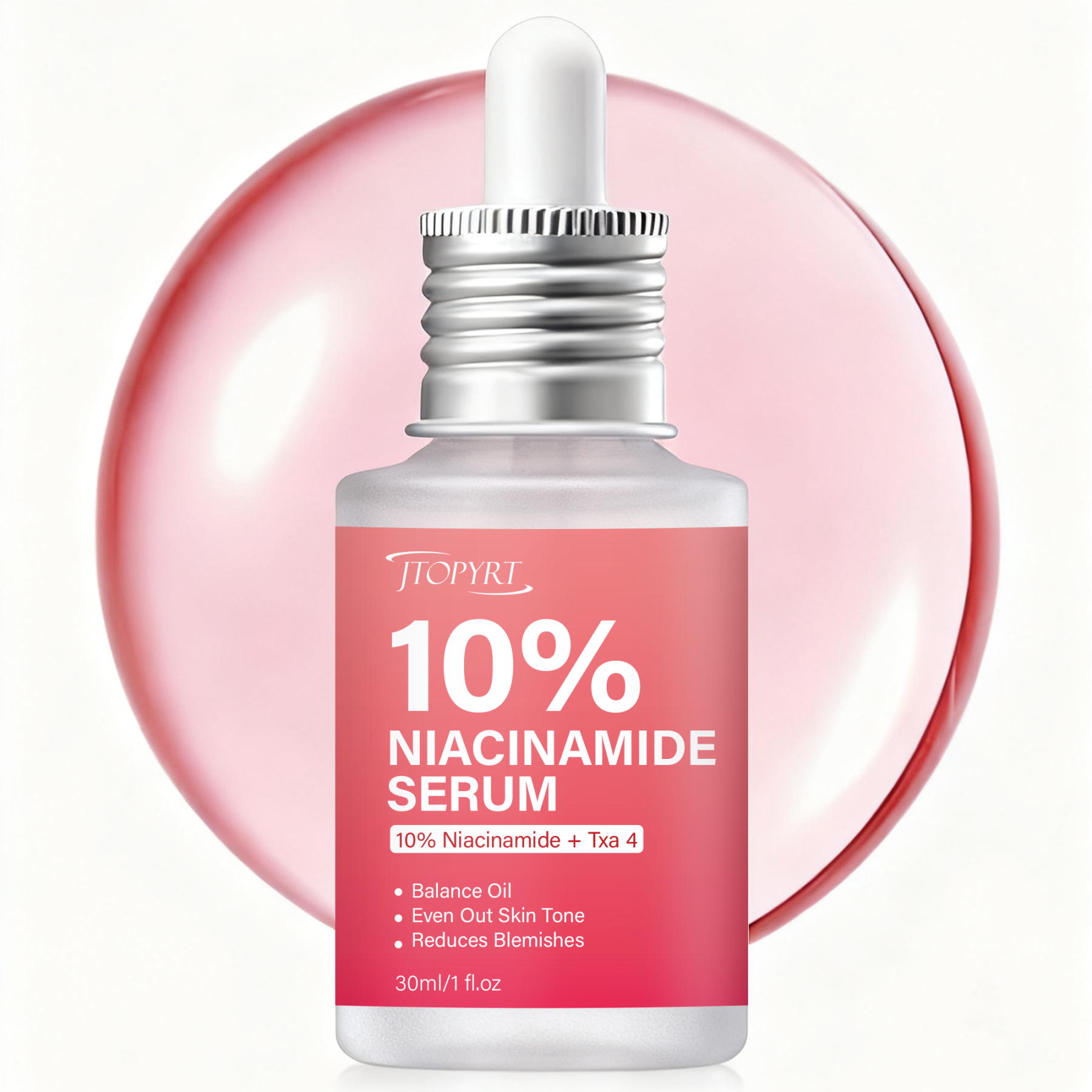 Jtopyrt Niacinamide 10 + TXA 4 Serum Hyperpigmentation, Uneven Skin Tone Corrector for Dull Skin & Fine Lines