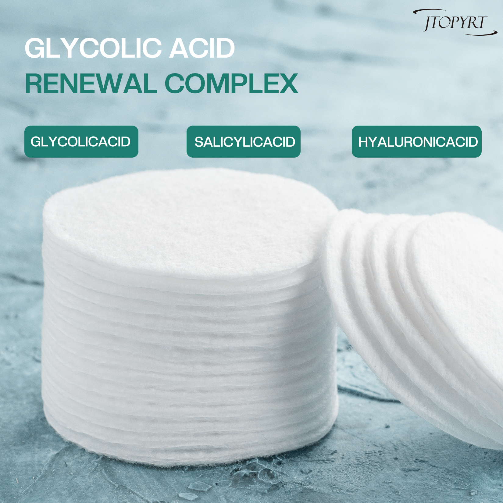 Glycolic Acid Pads - Resurfacing Face Pads with Salicylic Acid ,Reduces Dark Spots, Minimizes Pores for All Skin Types