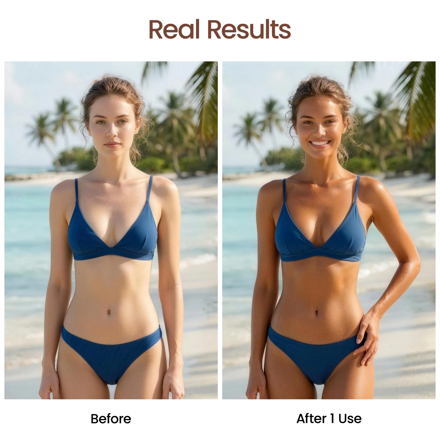 Jtopyrt Self Tanner Tanning Lotion with Aloe Vera and Coconut Oil for A Natural Glow - Brown Tones