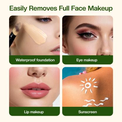 Jtopyrt Fragrance-Free Makeup Remover for Face & Eyes Pure Cleansing Oil, Natural Oil Cleanser for Face, Makeup Blackhead Remover