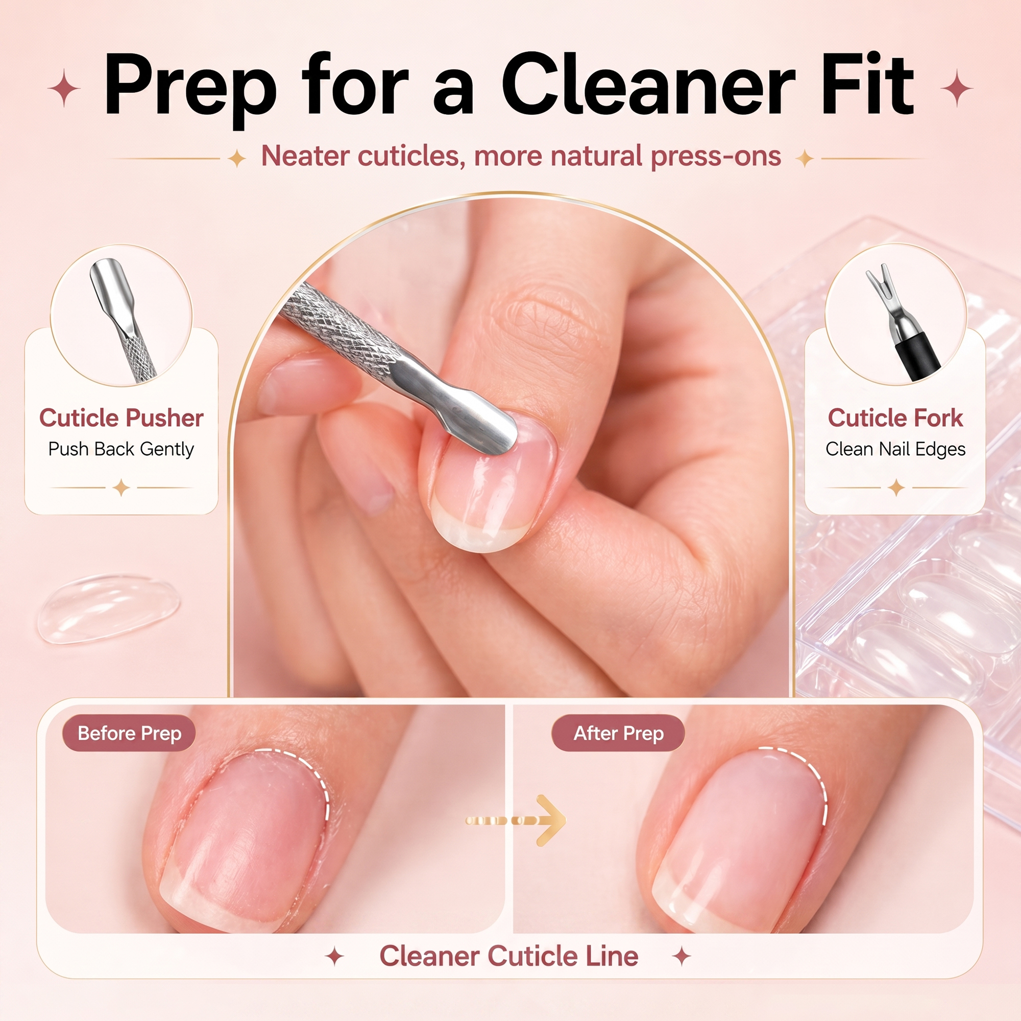 Morovan 240Pcs Almond Nail Tips with Quick-Dry Glue, Cuticle Pusher, Nail Files & Manicure Tools,Complete DIY Acrylic Nails Set for Home Salon