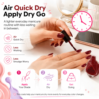 Morovan Nail Polish Set 8 Colors Neutral Nude Pink, Spring Summer Quick Dry Manicure Kit, DIY Nail Art for Home & Salon, Perfect Gift for Women & Girls