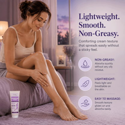 Jtopyrt Magnesium Cream for Supports Sleep and Stress Relief 200g 6.76 fl oz