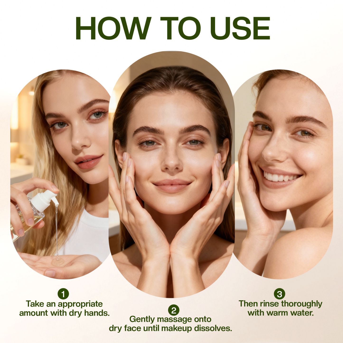 Jtopyrt Fragrance-Free Makeup Remover for Face & Eyes Pure Cleansing Oil, Natural Oil Cleanser for Face, Makeup Blackhead Remover