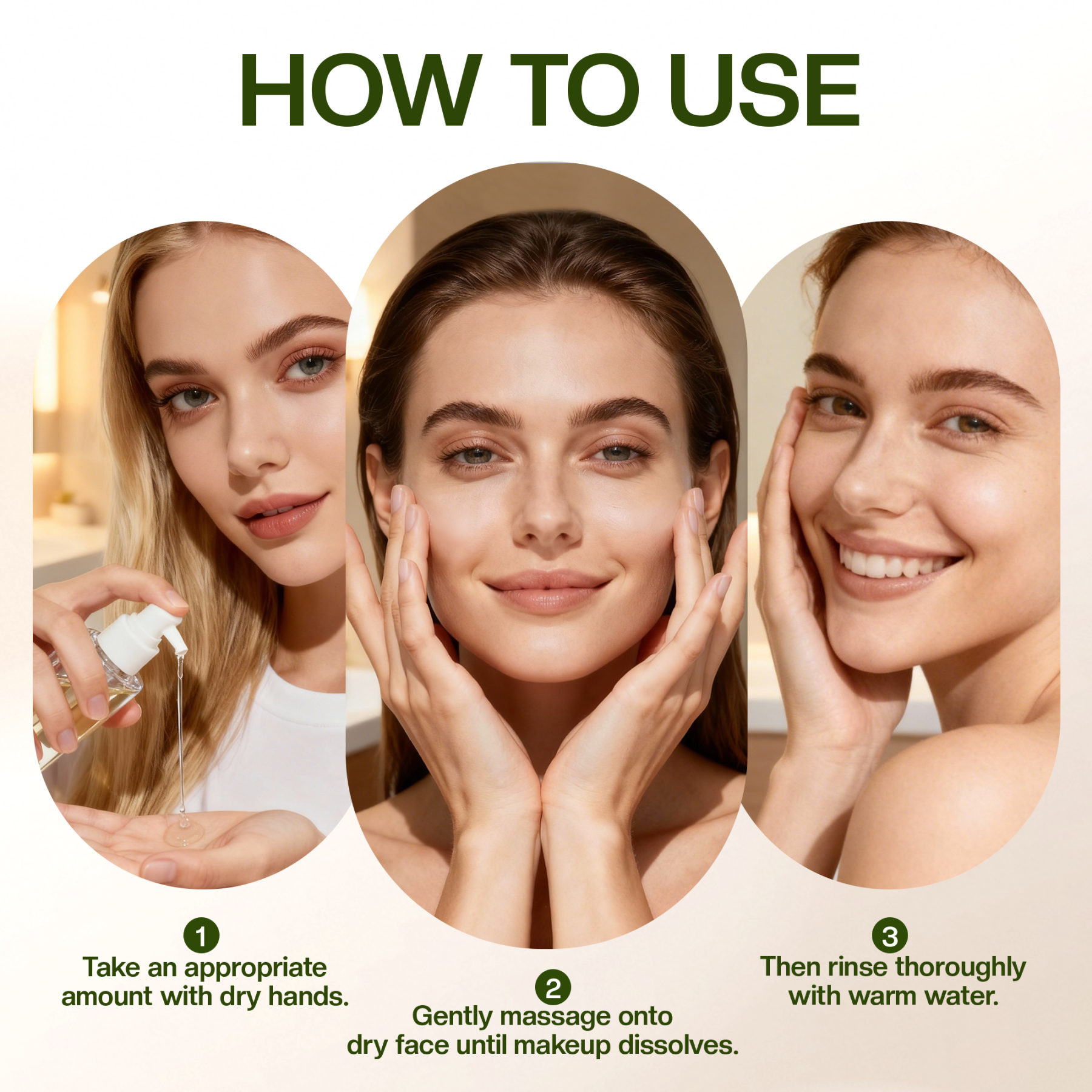 Jtopyrt Fragrance-Free Makeup Remover for Face & Eyes Pure Cleansing Oil, Natural Oil Cleanser for Face, Makeup Blackhead Remover