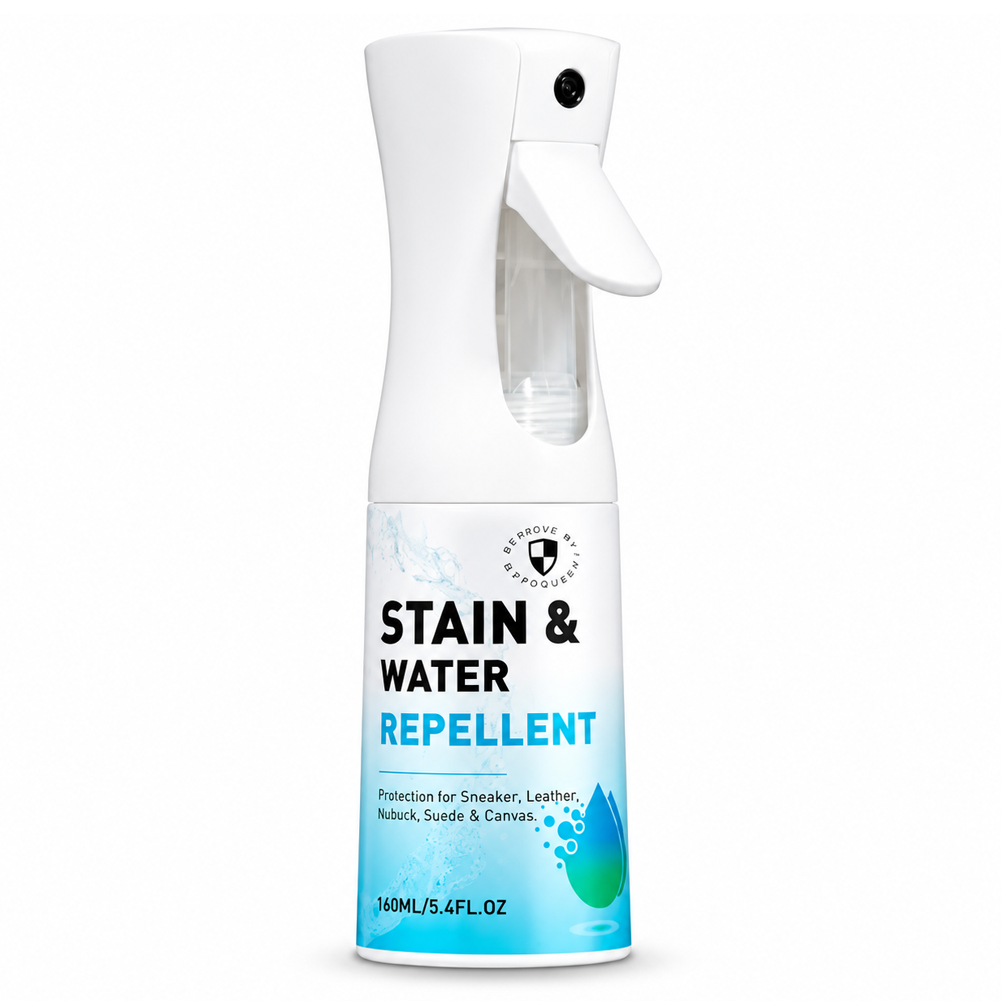 Waterproof Protector Spray Water Repellent Everyday Camping Tent, Fabric, Shoes, Nano Waterproof 5.4 oz,160ml,1 Pcs.