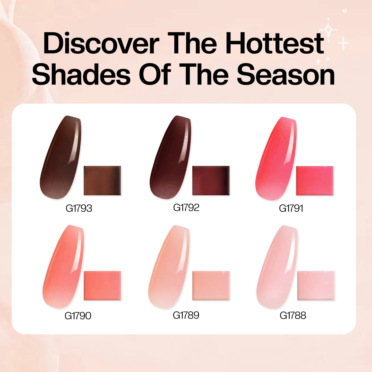 Morovan gel nail polish starter kit -6 colors, salon grade DIY nail enhancement kit