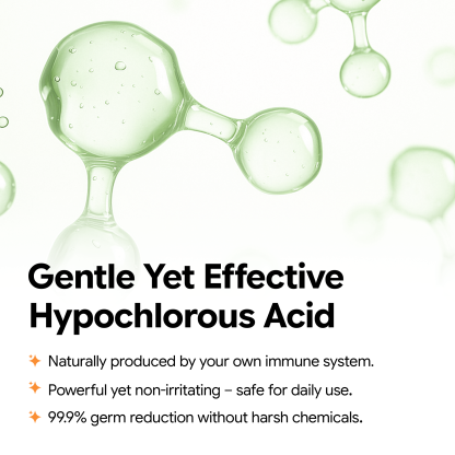 Jtopyrt Daily Rescue Facial Spray for Sensitive Skin Hypochlorous Acid Formula Helps Calm Redness & Blemishes 120ml