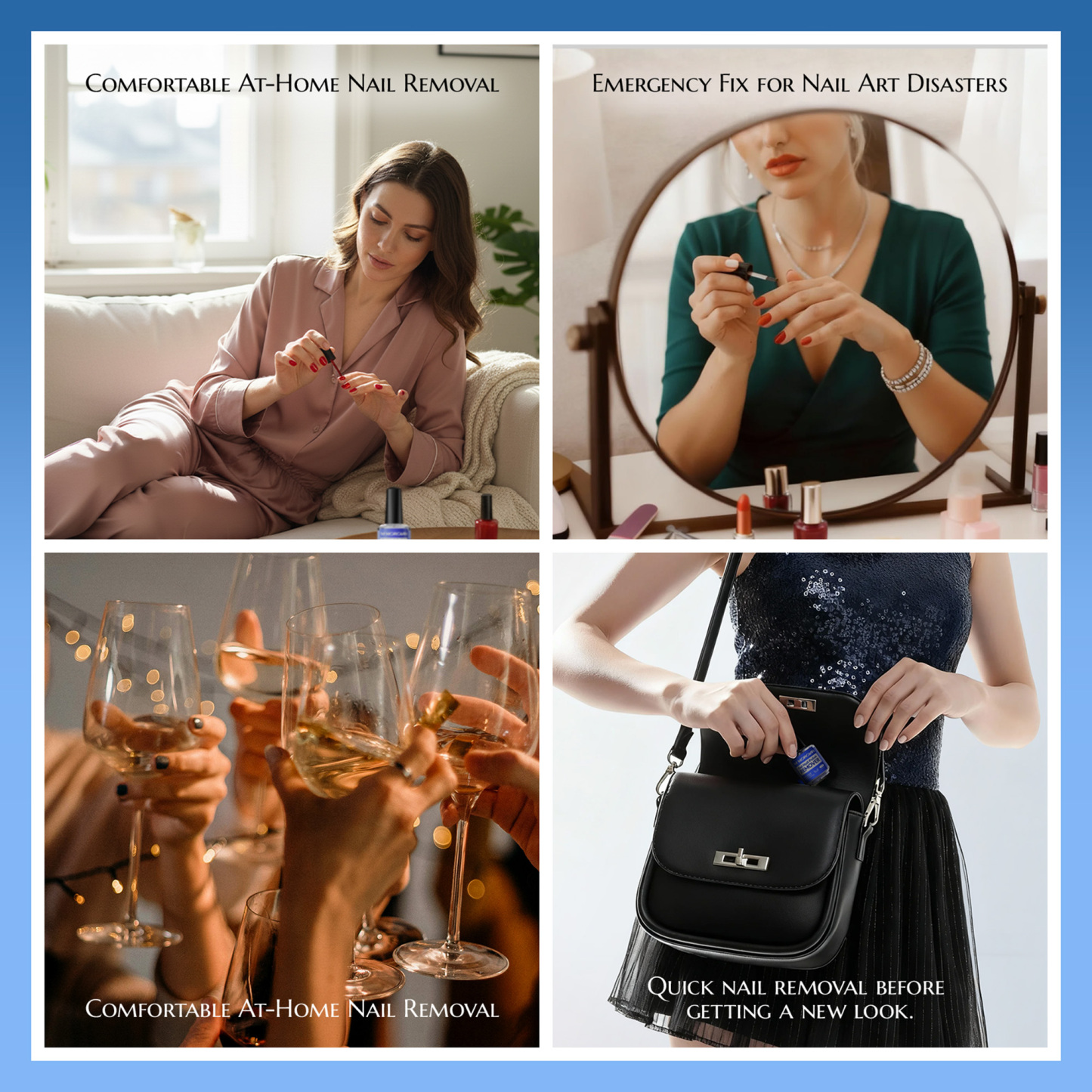 Morovan Gel Nail Polish Remover,Gel Remover for Nails No Need to Soak or Wrap, Quickly Remove Nail Polish in 3-5 Minutes, Professional Nail Remover Kit