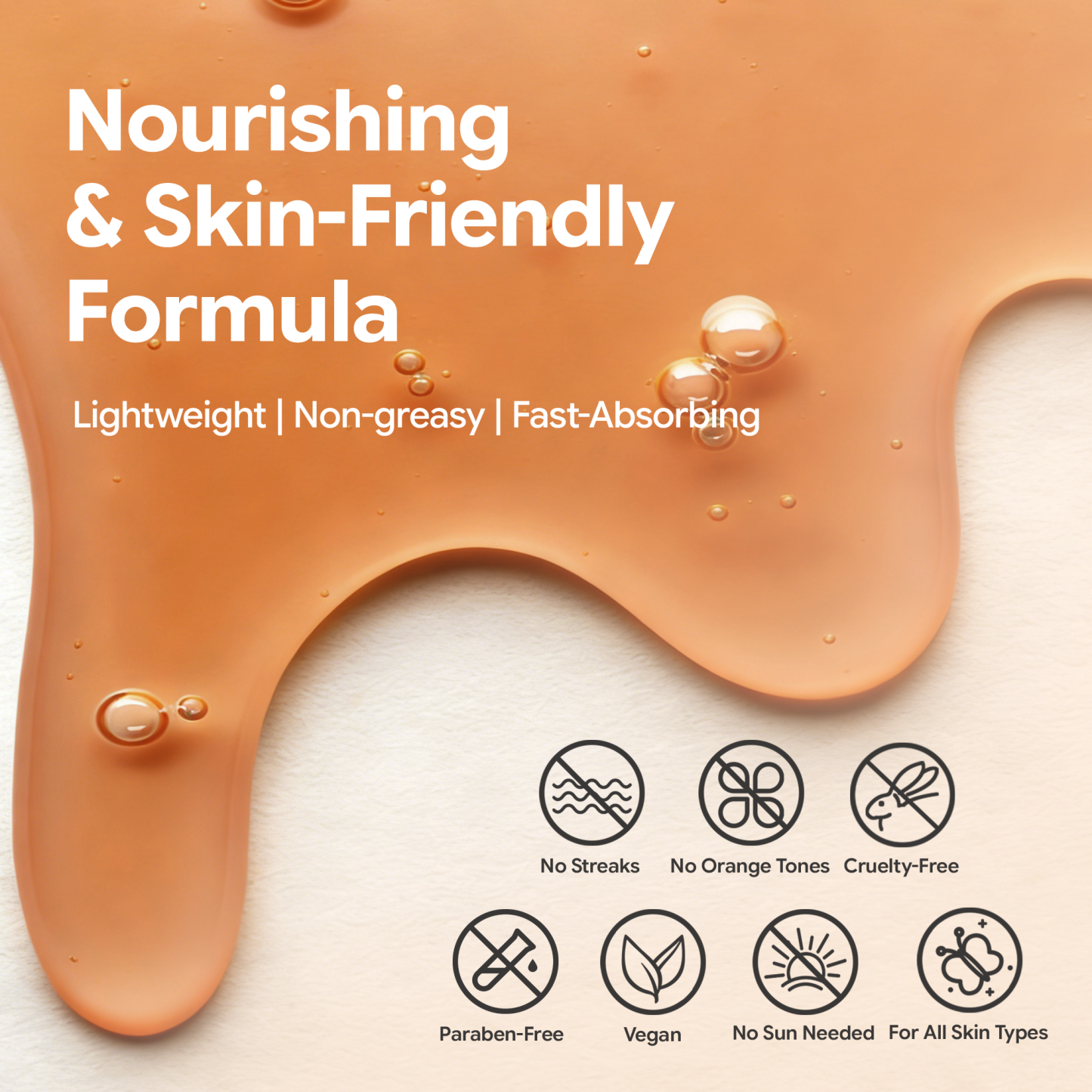 Jtopyrt Self Tanning body oil for A Long-Lasting Natural Bronze Glow for Face and Body