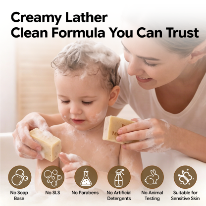 Goat Milk Soap Manuka Honey Moisturizing Bar for Face Body Sensitive Skin 4 Bars 5 oz Each