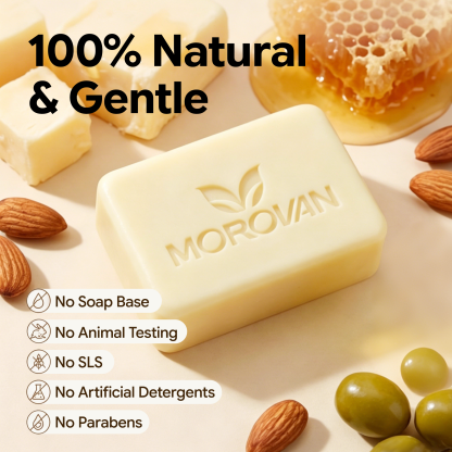 Tallow Soap Grass Fed Beef Moisturizing Bar Face Body Dry Sensitive Skin 4 Bars 5 oz Each