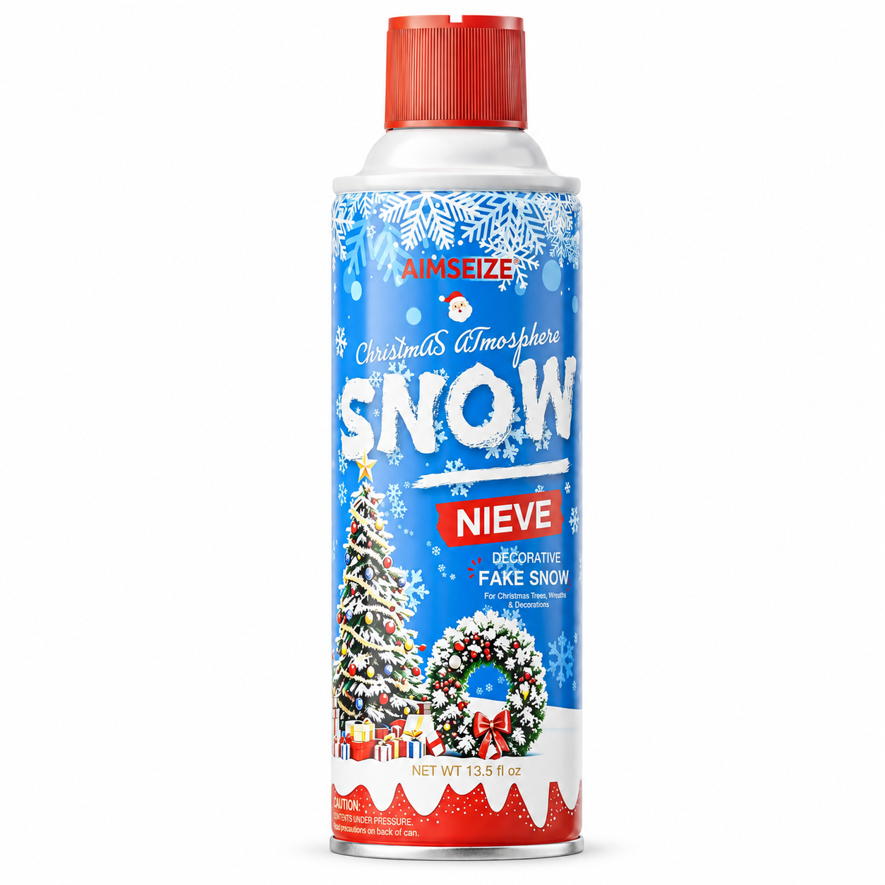 AIMSEIZE Snow Spray for Christmas Window Decor, Holiday Tree Frosting, Winter Scene Display, Easy Cleanup, Festive Seasonal Decoration