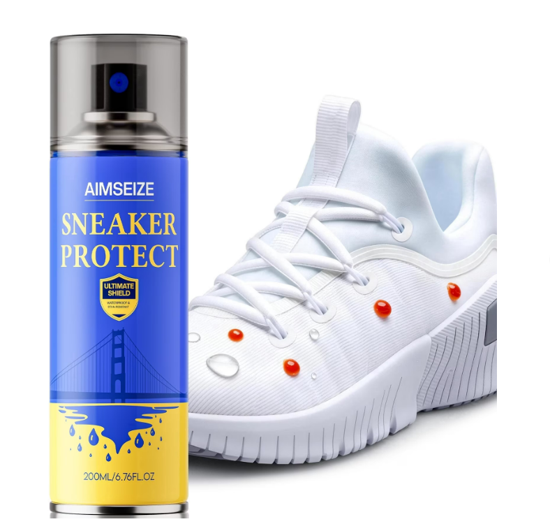 Aimseize Waterproof Spray for Sports Shoes and Basketball Shoes Nano Waterproof Formula Repels Water Dirt 6.76 Ounces,1Pcs.