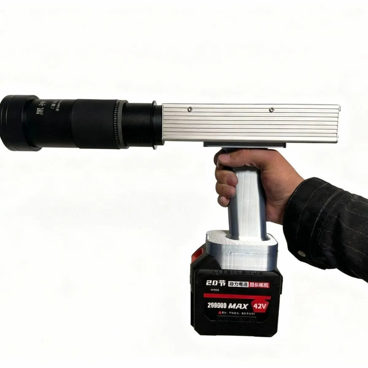 Professioneller 1400W Laser-Freischneider für Industrie & Forstwirtschaft，Sichere und effiziente Hindernisbeseitigung aus bis zu 100 Metern Entfernung. Kabellos, leistungsstark, präzise