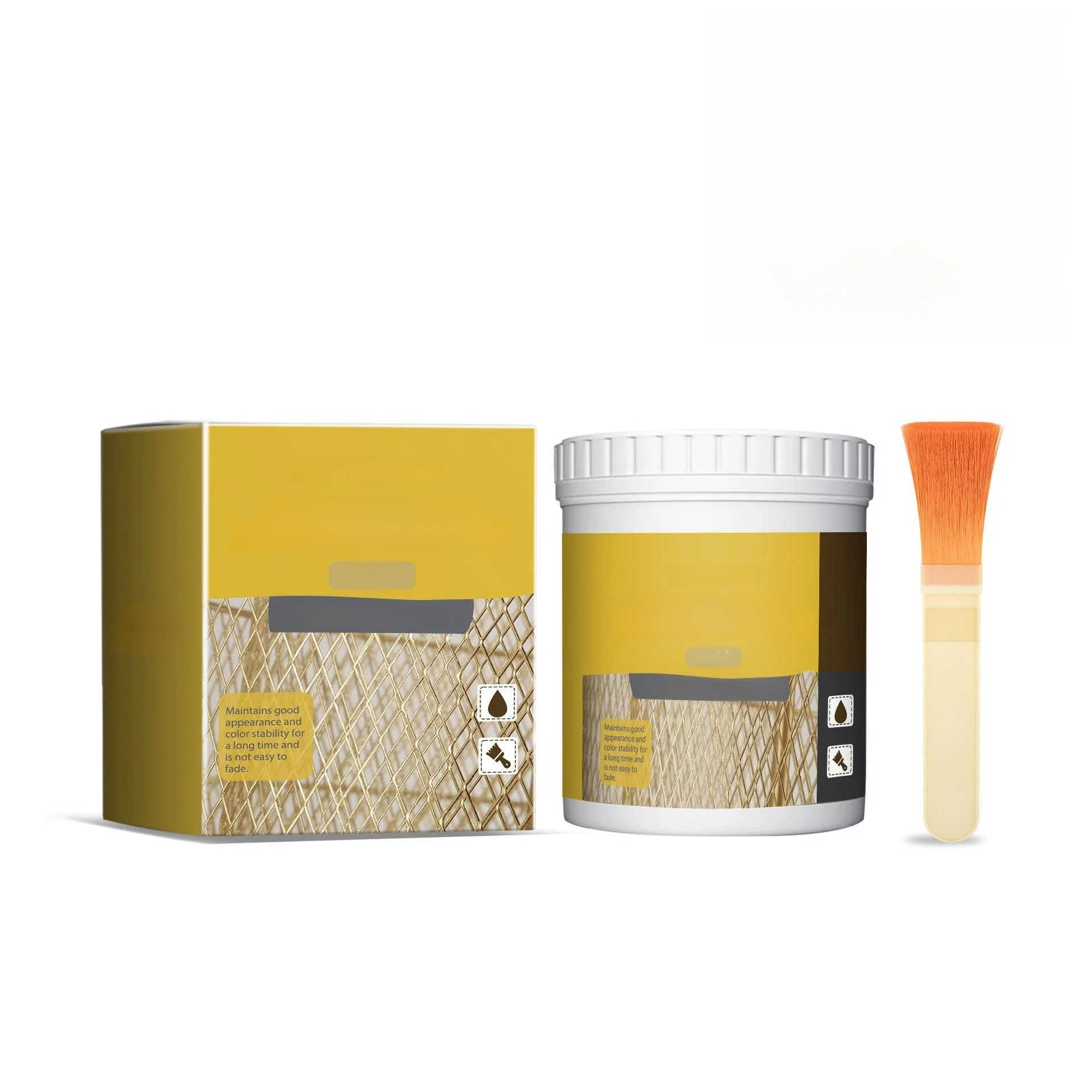 Luxury Liquid Gold Paint - Instant Shine Real Gold Texture in Every Stroke! Eco-Friendly Water-based Paint for Home & Crafts.