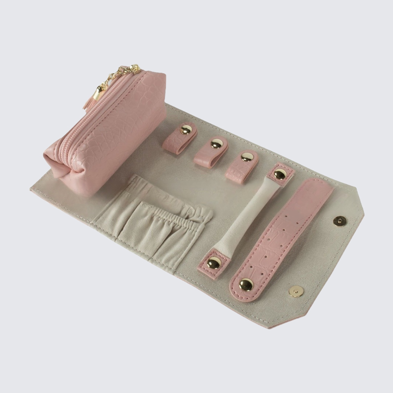 Jewelry Earring Organizer Roll Storage