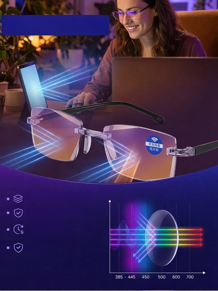 [Vision Returns to 20 Years Old] Smart Zoom Comfort Reading Glasses, Step outside and they turn into HD sunglasses in under 3 seconds